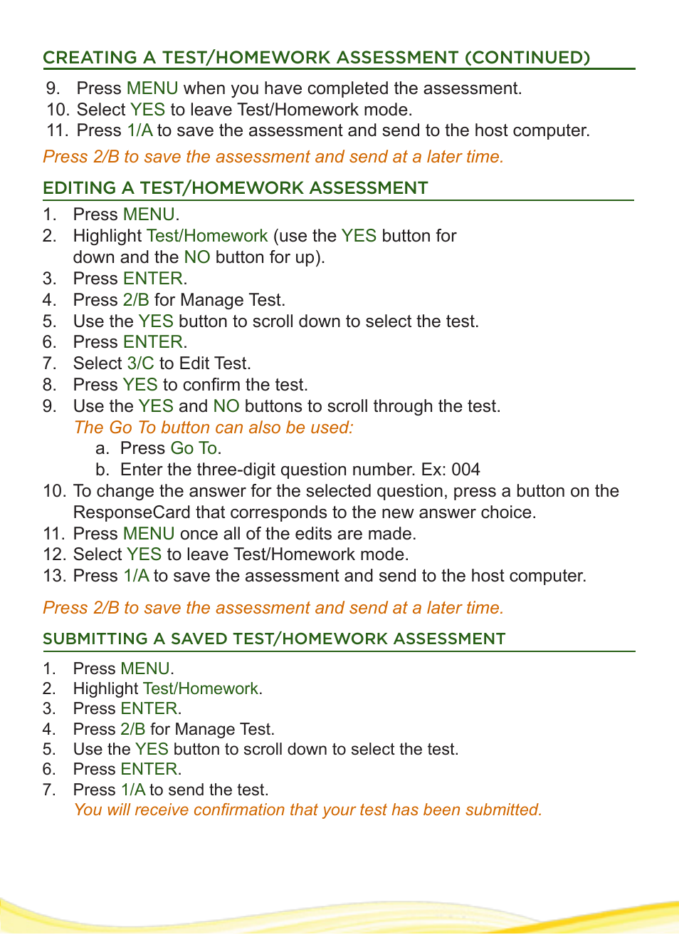 Turning Technologies Response Devices User Manual | Page 3 / 4