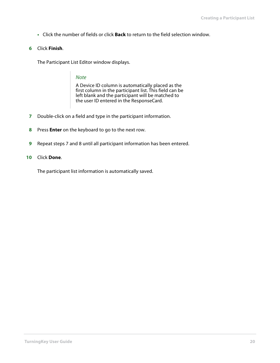 Turning Technologies TurningKey User Manual | Page 20 / 35