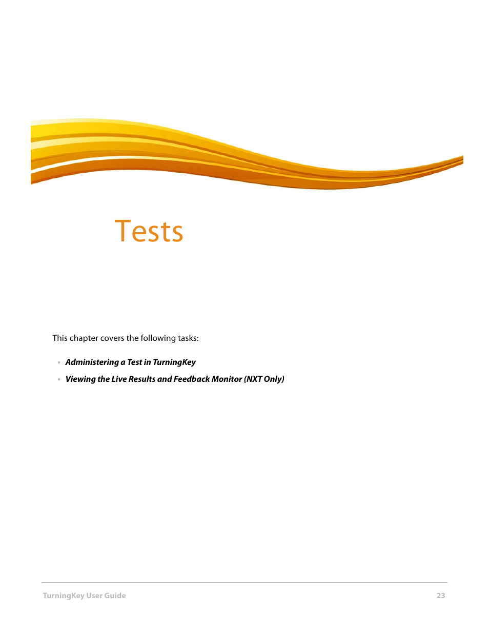 4 tests, Tests | Turning Technologies TurningKey User Manual | Page 23 / 35