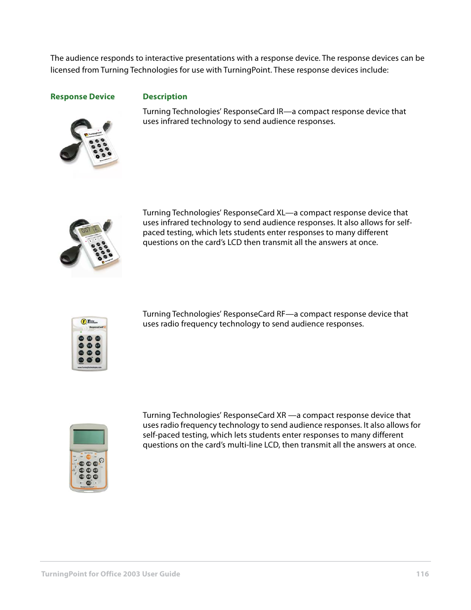 Turning Technologies TurningPoint User Manual | Page 116 / 277