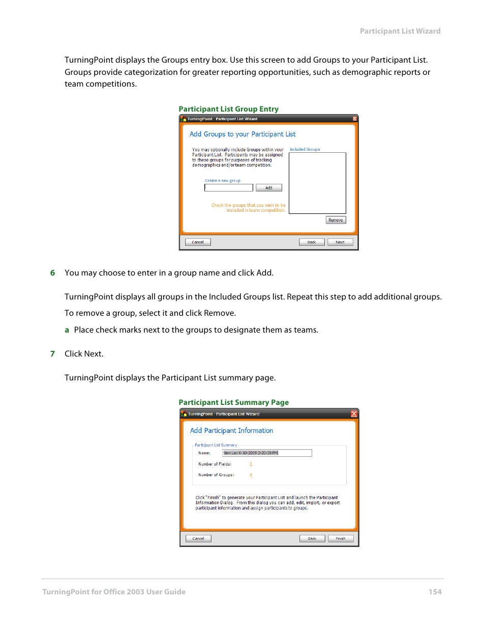 Turning Technologies TurningPoint User Manual | Page 154 / 277