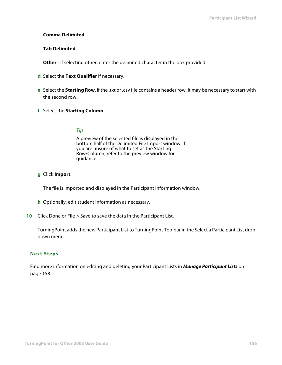 Turning Technologies TurningPoint User Manual | Page 156 / 277