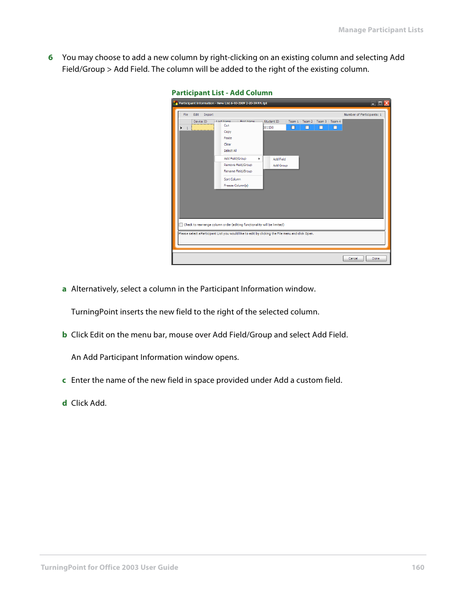 Turning Technologies TurningPoint User Manual | Page 160 / 277