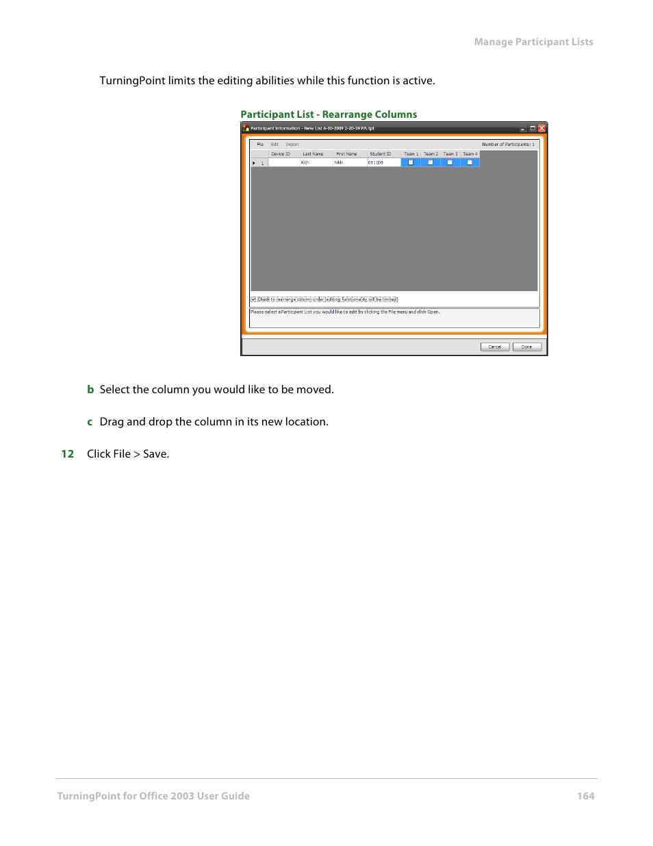 Turning Technologies TurningPoint User Manual | Page 164 / 277