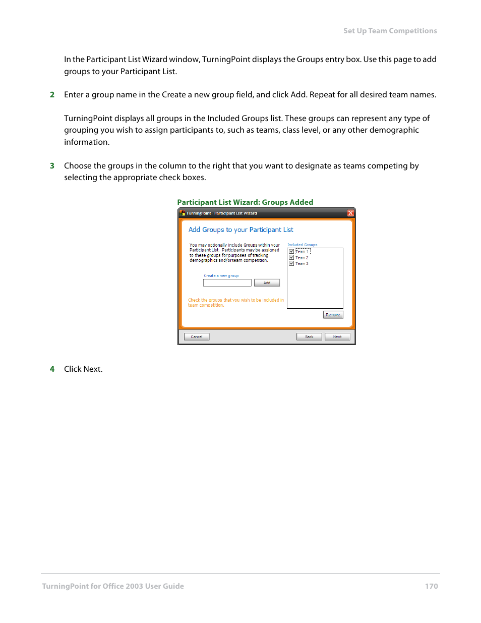 Turning Technologies TurningPoint User Manual | Page 170 / 277