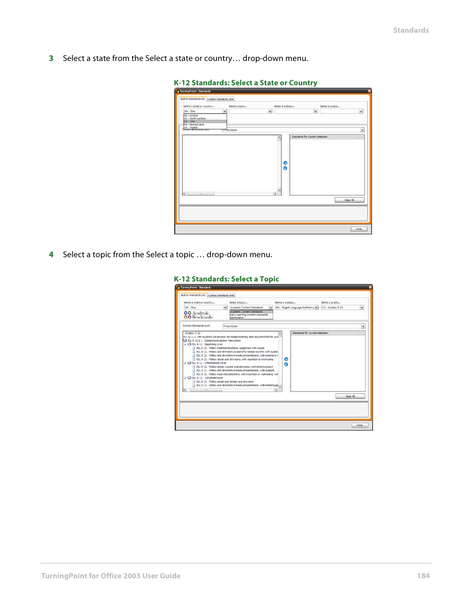 Turning Technologies TurningPoint User Manual | Page 184 / 277