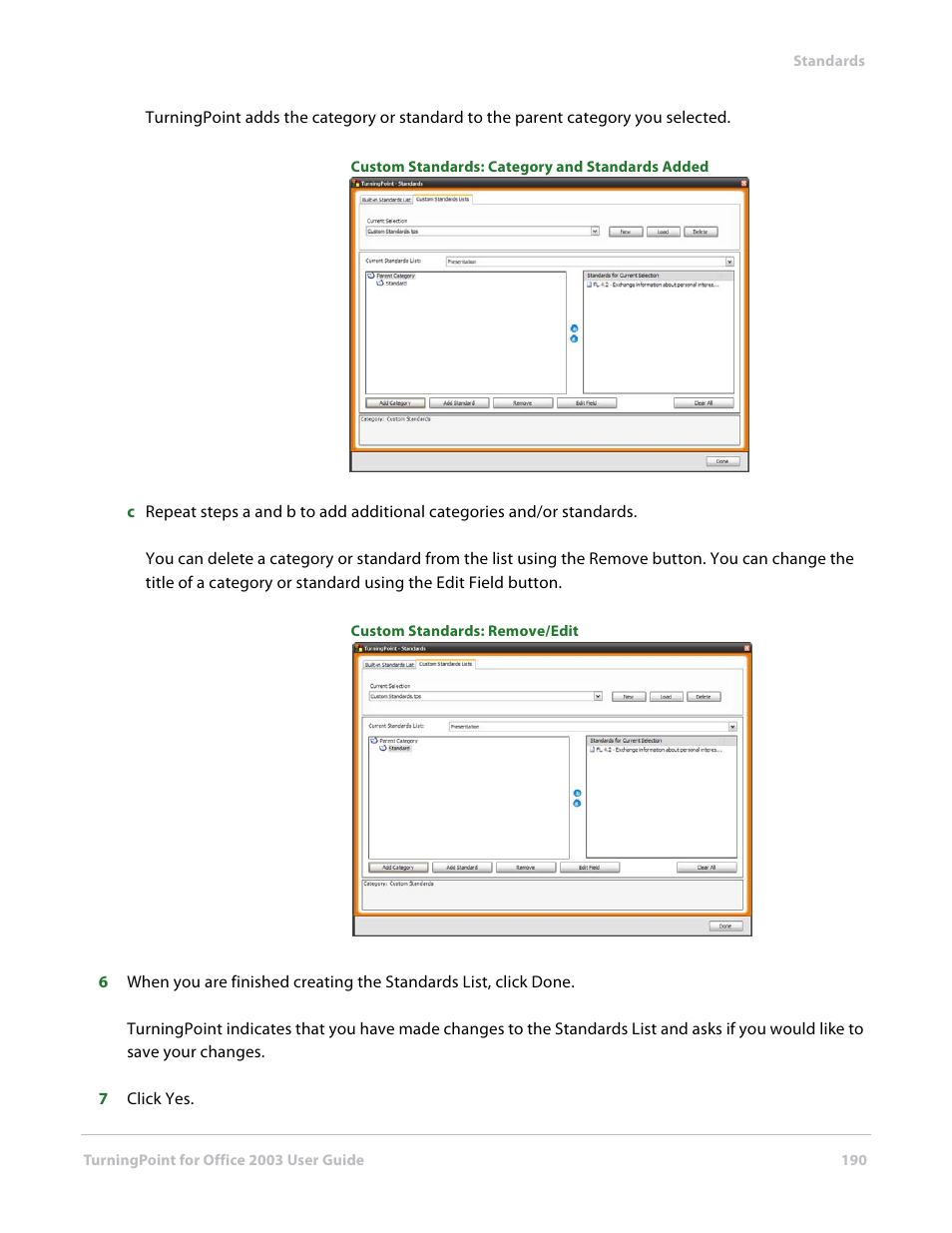 Turning Technologies TurningPoint User Manual | Page 190 / 277