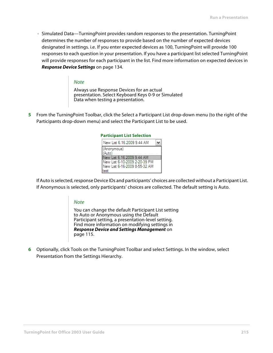 Turning Technologies TurningPoint User Manual | Page 215 / 277