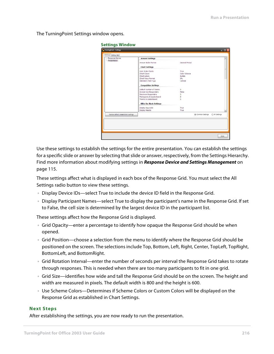 Turning Technologies TurningPoint User Manual | Page 216 / 277