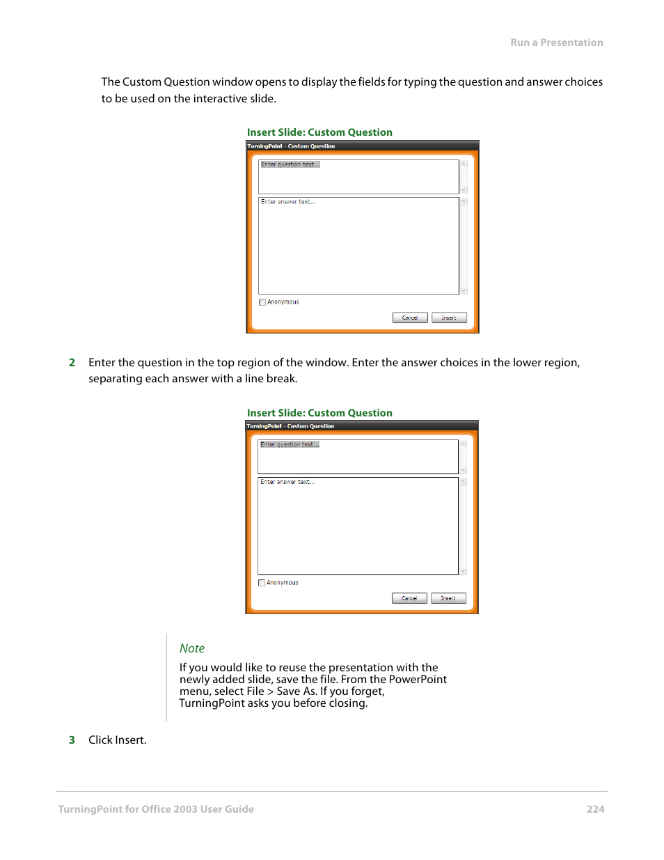 Turning Technologies TurningPoint User Manual | Page 224 / 277