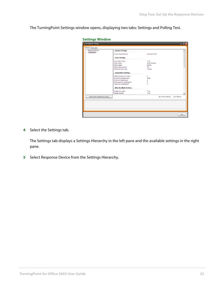 Turning Technologies TurningPoint User Manual | Page 23 / 277