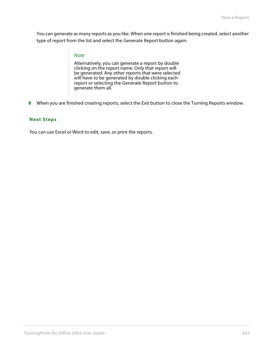 Turning Technologies TurningPoint User Manual | Page 232 / 277