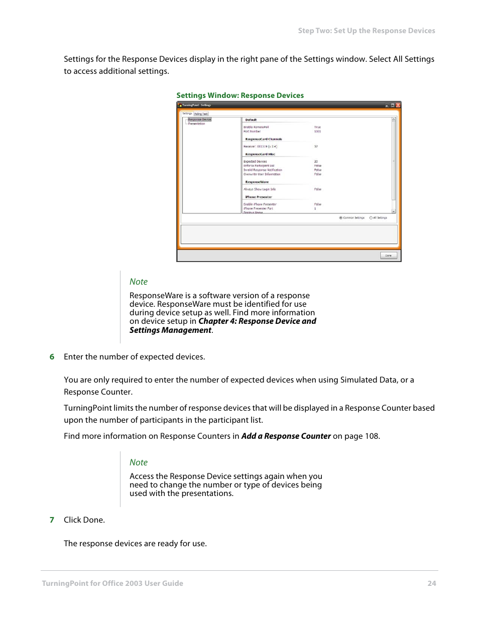 Turning Technologies TurningPoint User Manual | Page 24 / 277