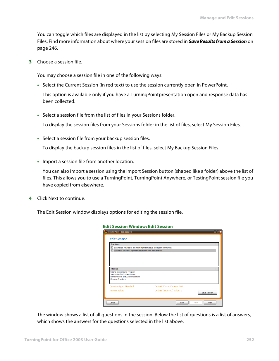 Turning Technologies TurningPoint User Manual | Page 252 / 277