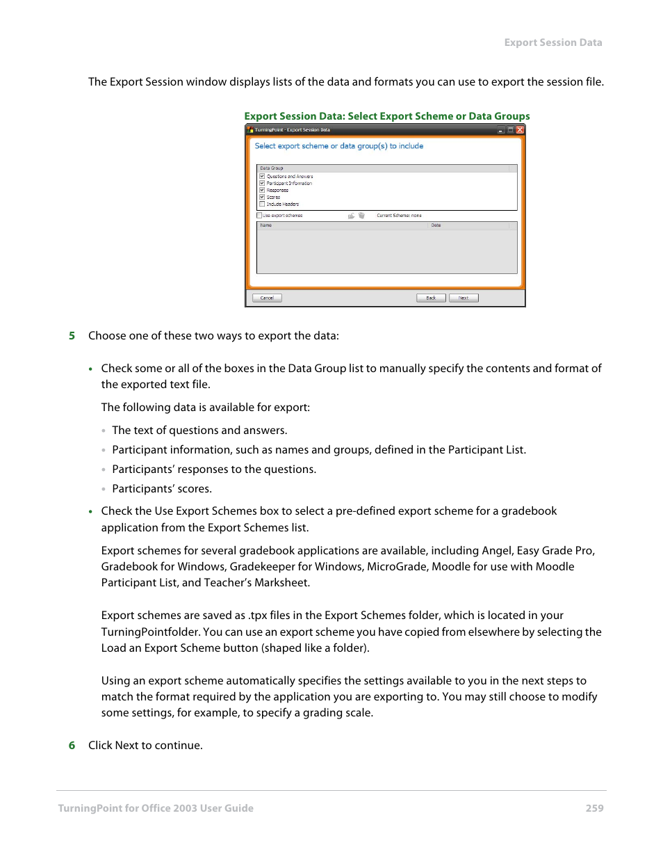 Turning Technologies TurningPoint User Manual | Page 259 / 277