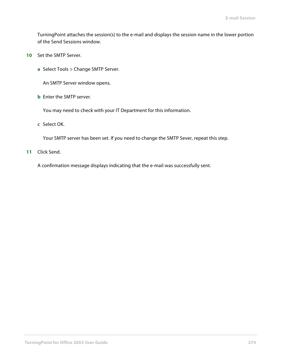 Turning Technologies TurningPoint User Manual | Page 274 / 277