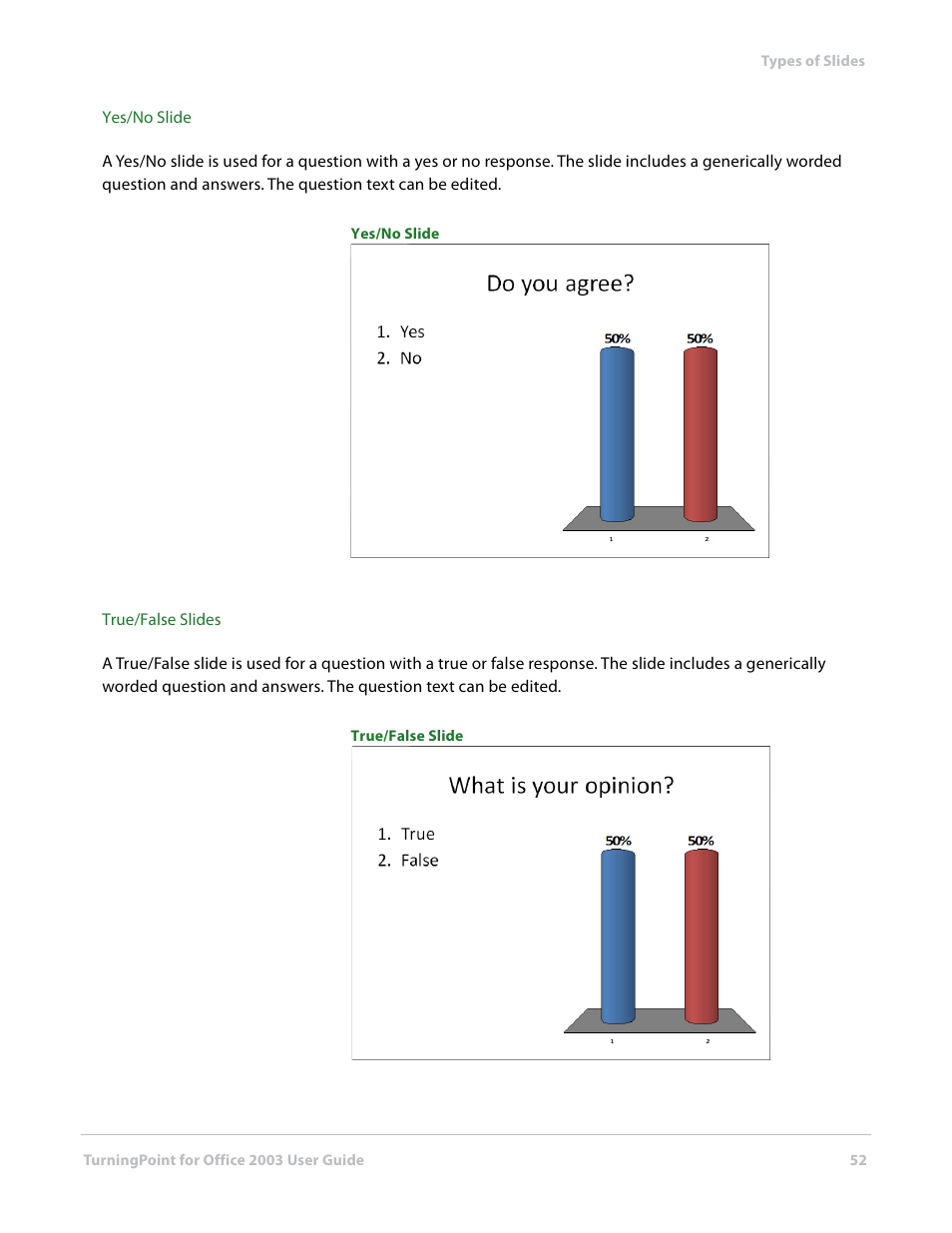 Turning Technologies TurningPoint User Manual | Page 52 / 277