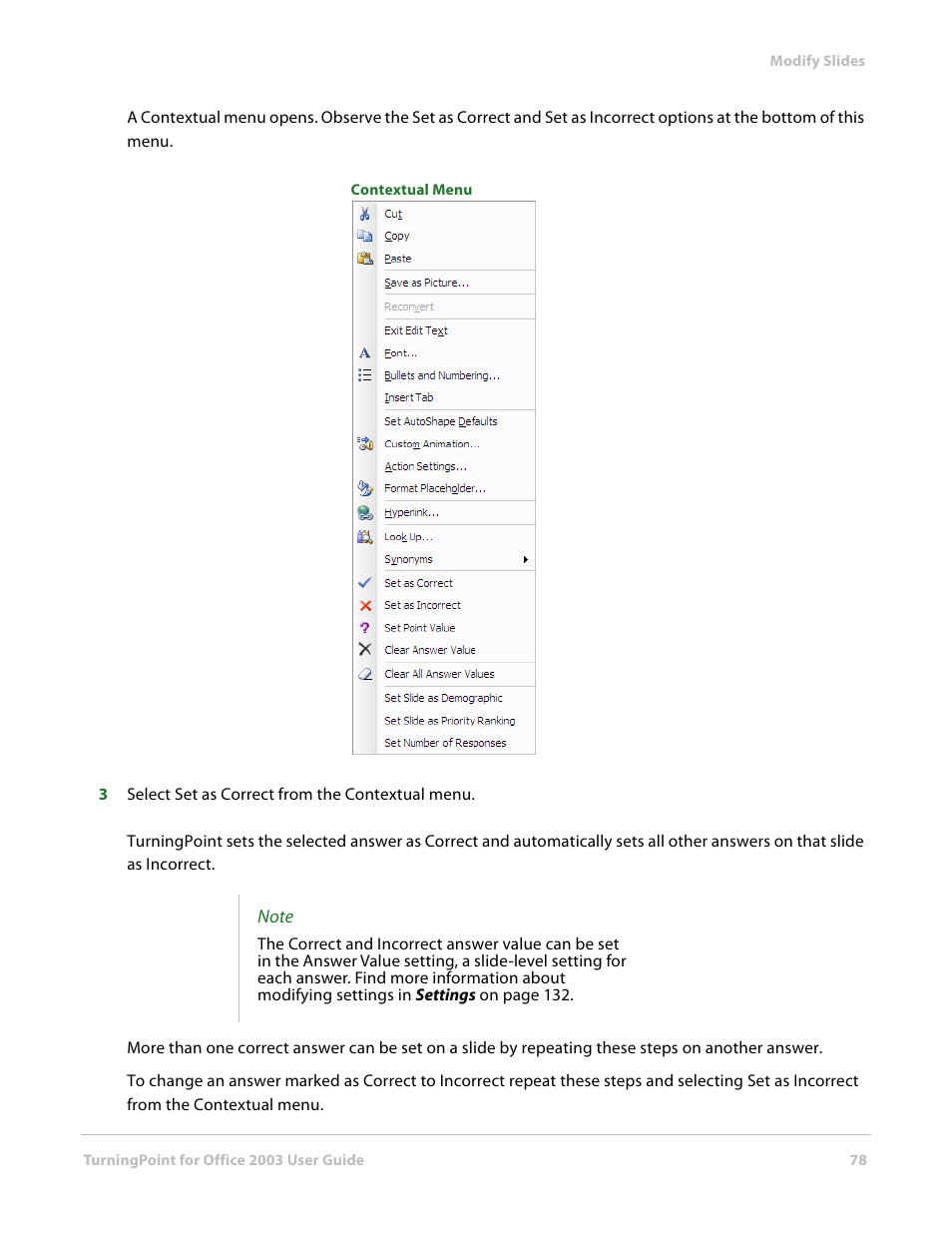 Turning Technologies TurningPoint User Manual | Page 78 / 277
