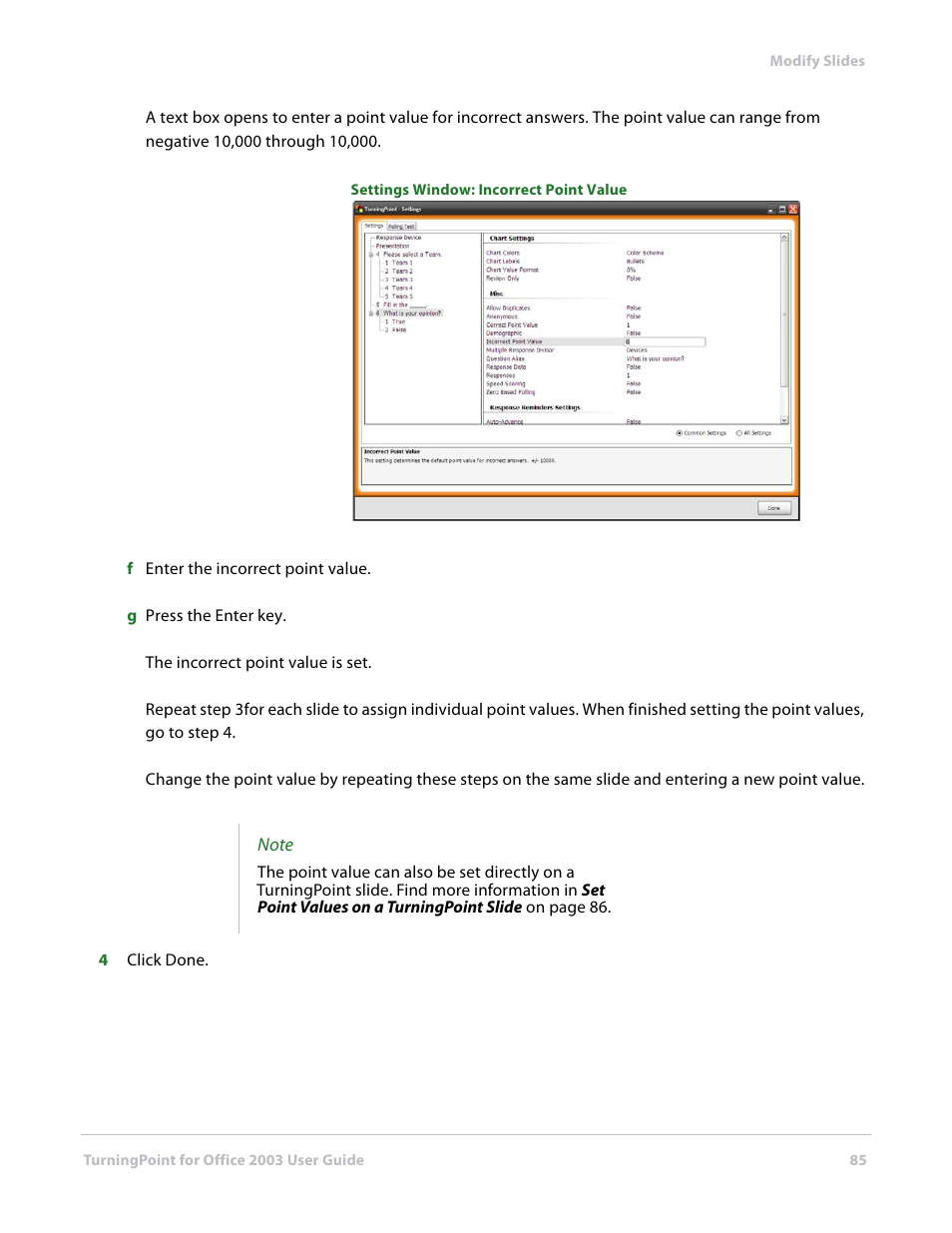 Turning Technologies TurningPoint User Manual | Page 85 / 277