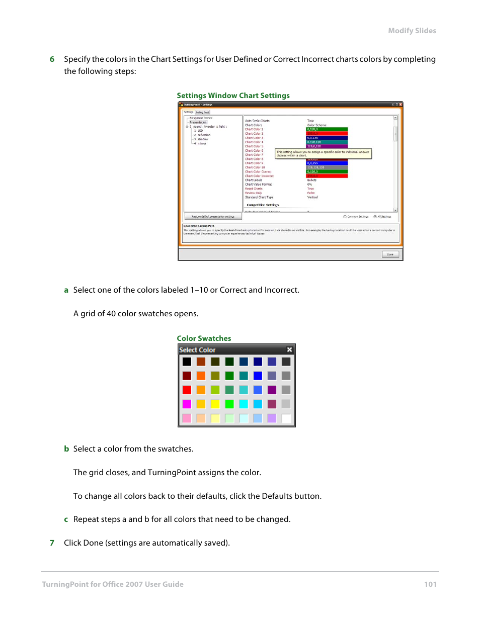 Turning Technologies TurningPoint User Manual | Page 101 / 282