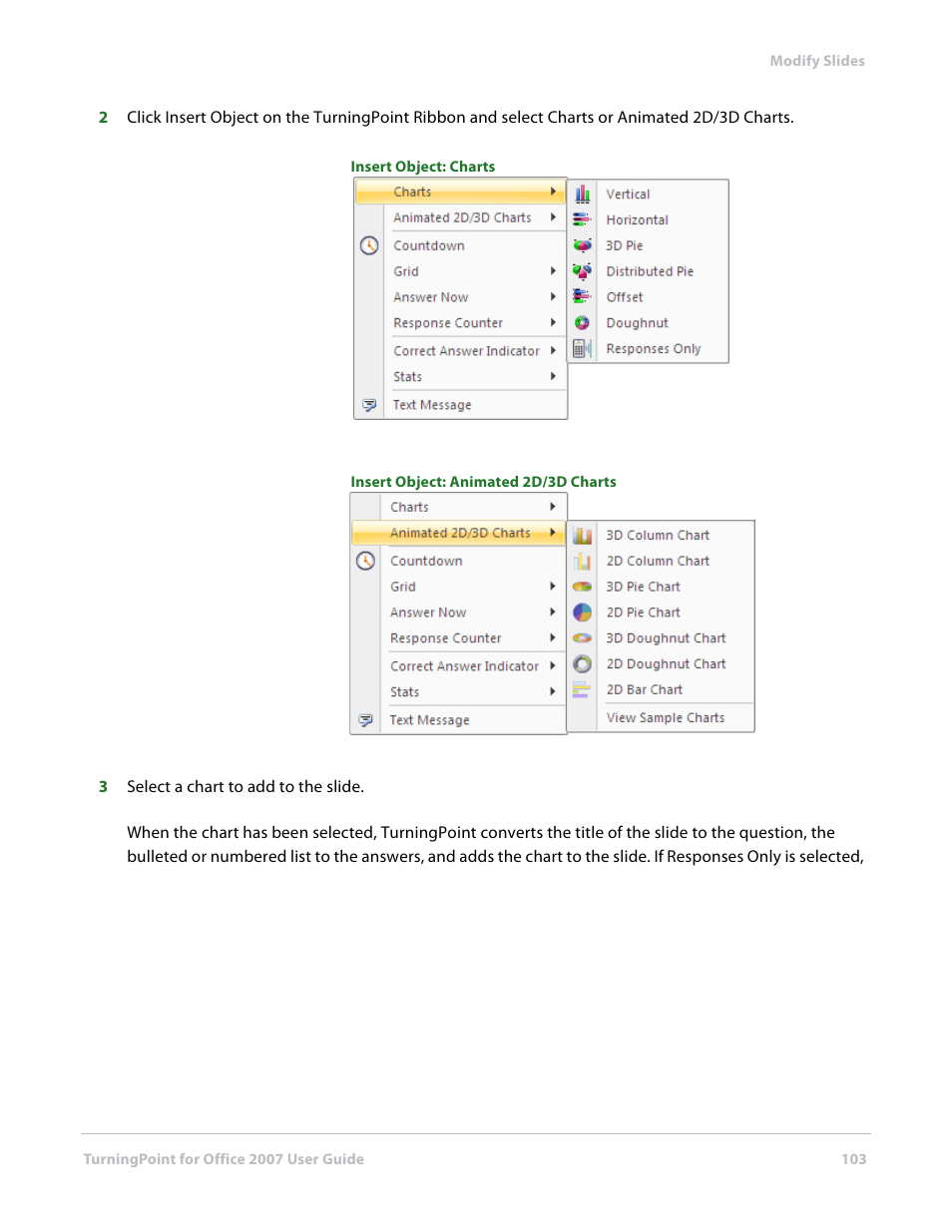 Turning Technologies TurningPoint User Manual | Page 103 / 282