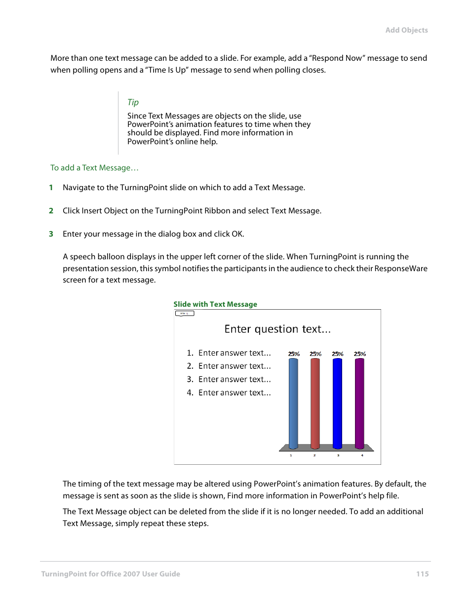 Turning Technologies TurningPoint User Manual | Page 115 / 282