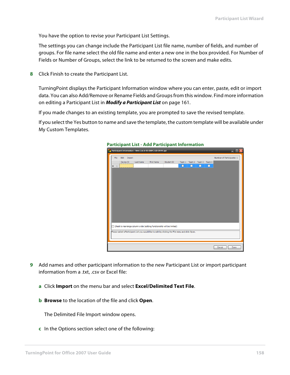 Turning Technologies TurningPoint User Manual | Page 158 / 282