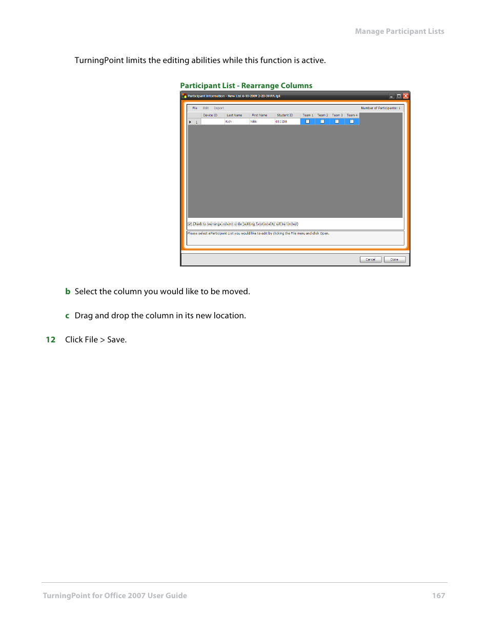 Turning Technologies TurningPoint User Manual | Page 167 / 282