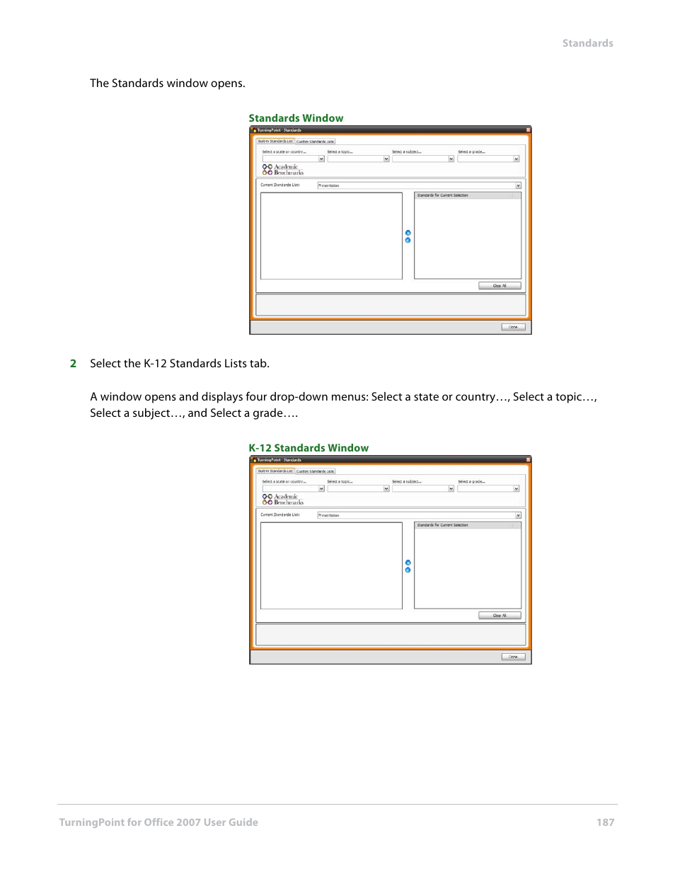 Turning Technologies TurningPoint User Manual | Page 187 / 282