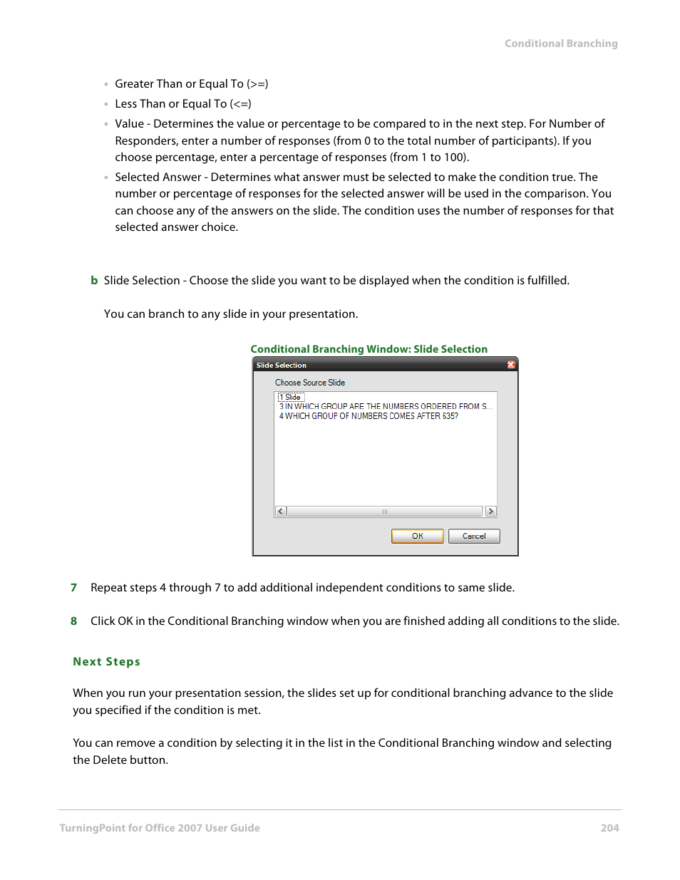 Turning Technologies TurningPoint User Manual | Page 204 / 282