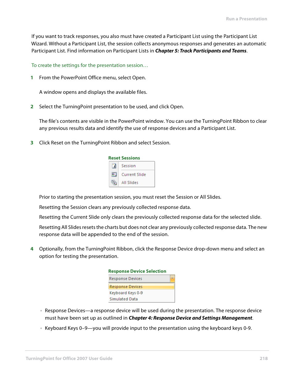 Turning Technologies TurningPoint User Manual | Page 218 / 282