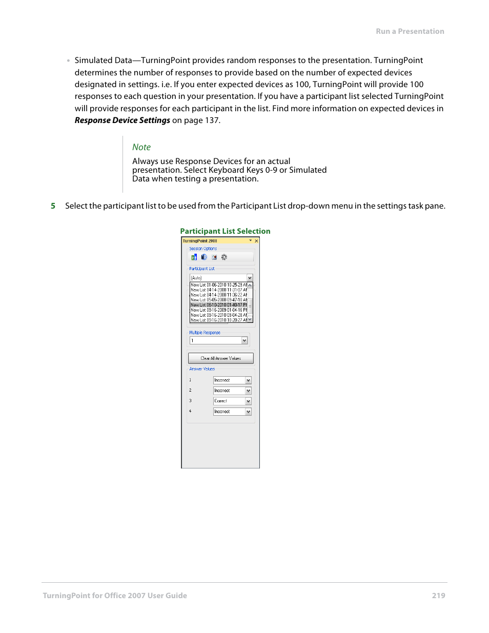 Turning Technologies TurningPoint User Manual | Page 219 / 282