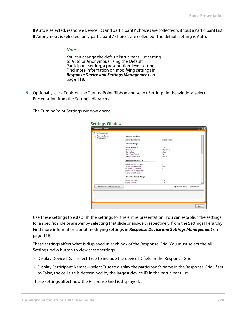 Turning Technologies TurningPoint User Manual | Page 220 / 282