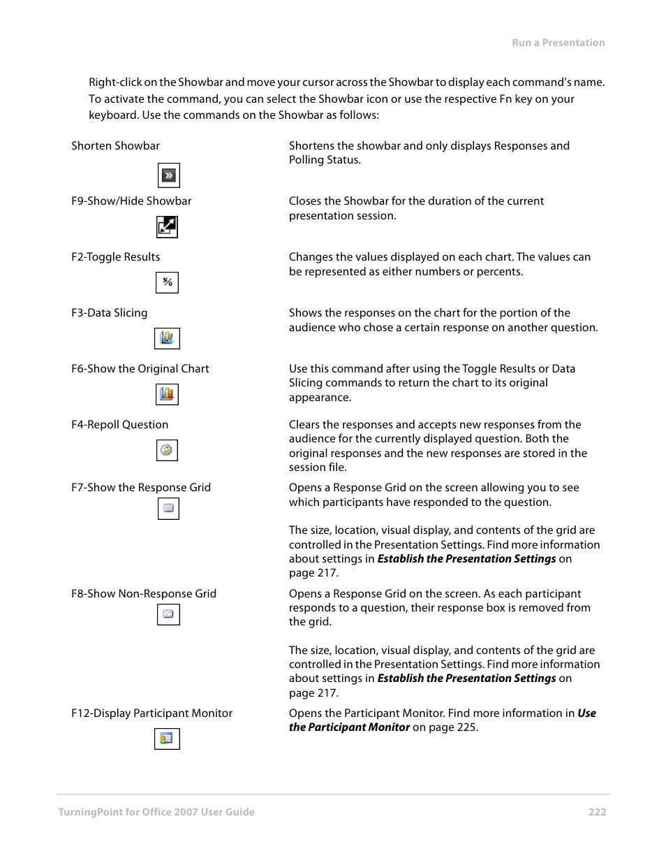 Turning Technologies TurningPoint User Manual | Page 222 / 282