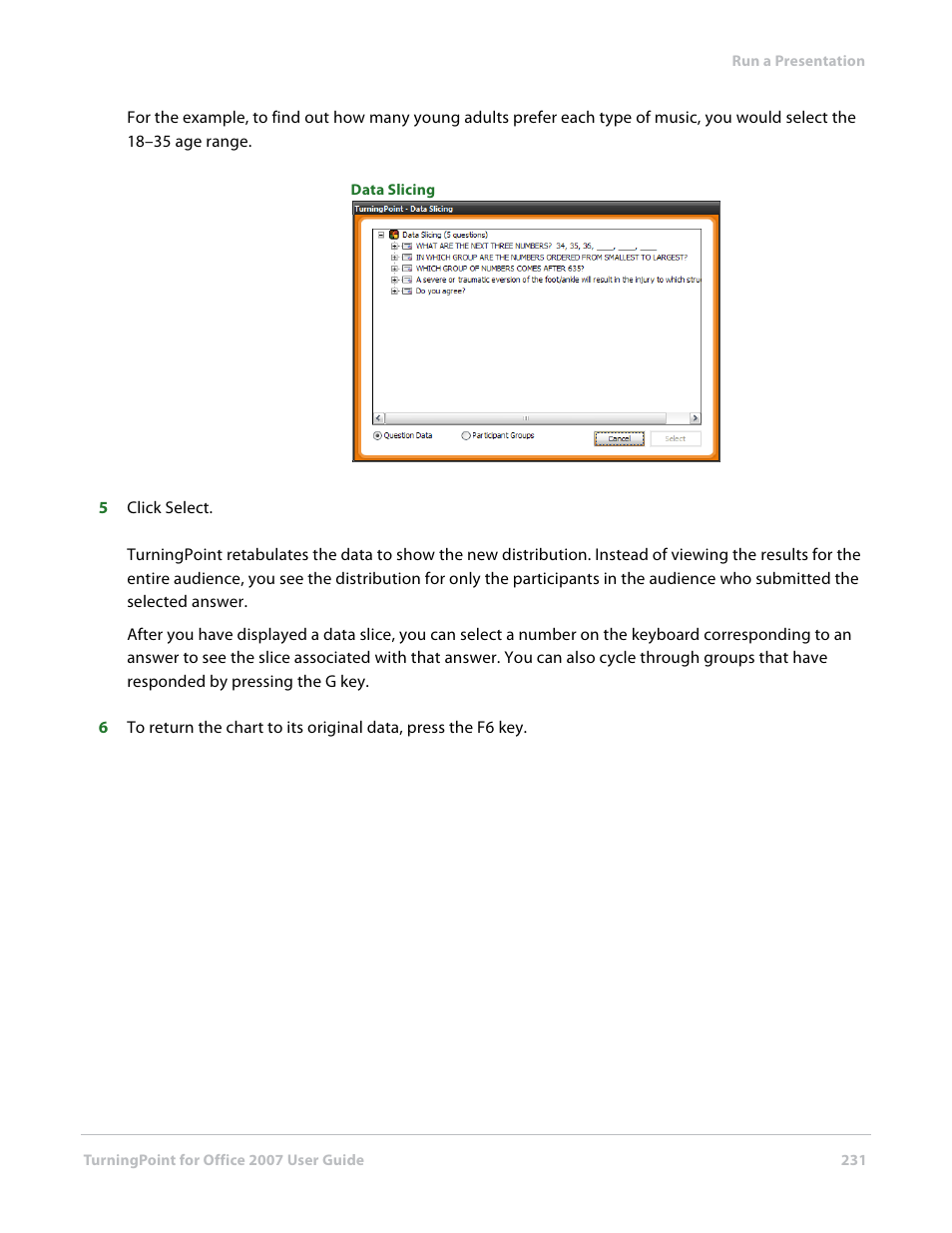 Turning Technologies TurningPoint User Manual | Page 231 / 282