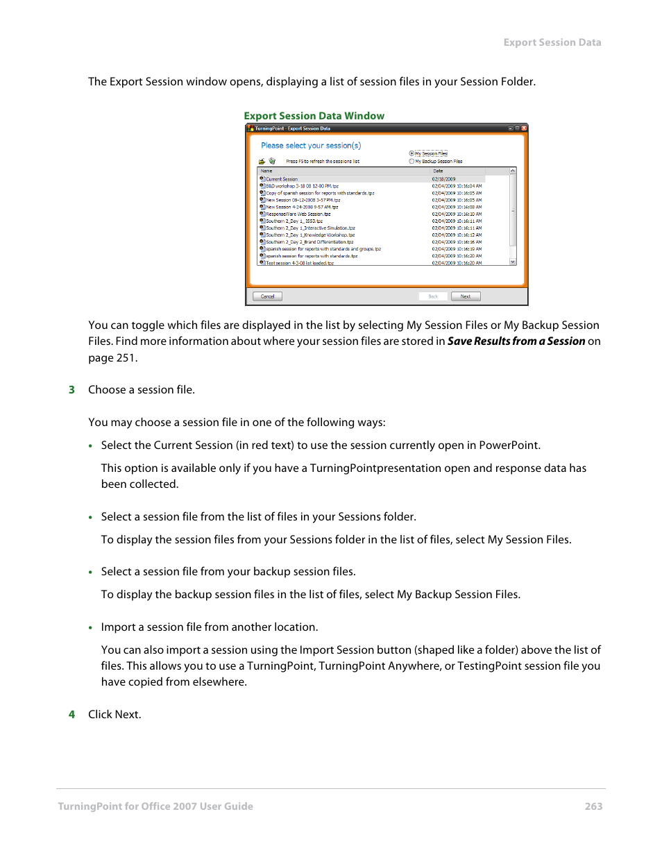 Turning Technologies TurningPoint User Manual | Page 263 / 282