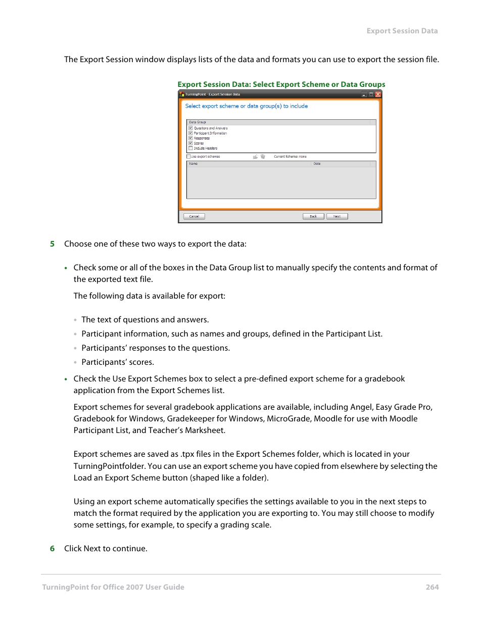 Turning Technologies TurningPoint User Manual | Page 264 / 282