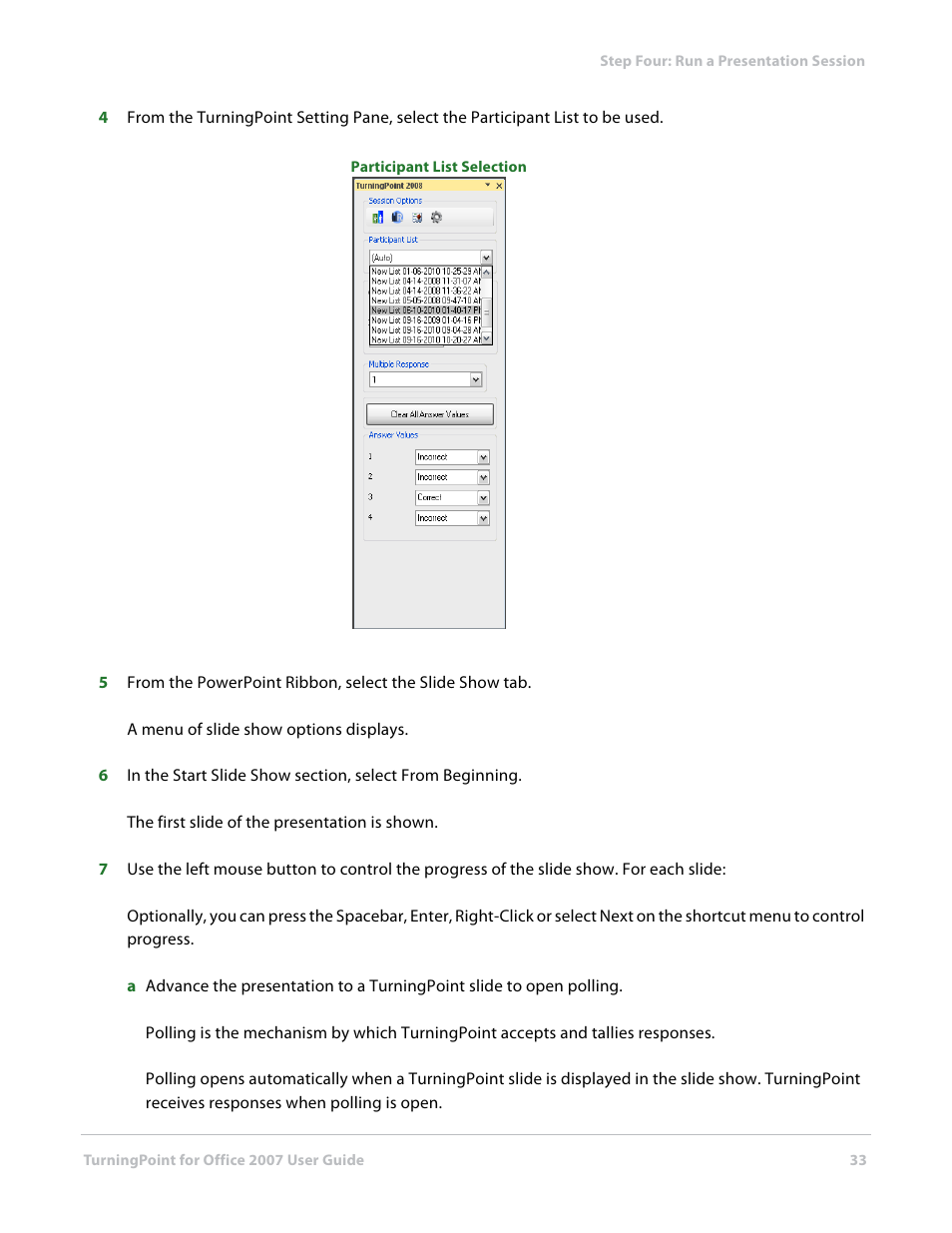 Turning Technologies TurningPoint User Manual | Page 33 / 282