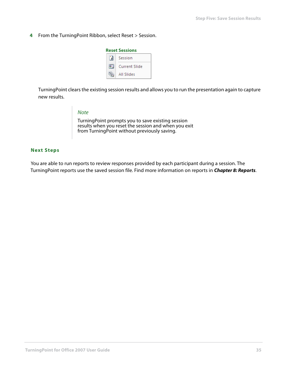 Turning Technologies TurningPoint User Manual | Page 35 / 282