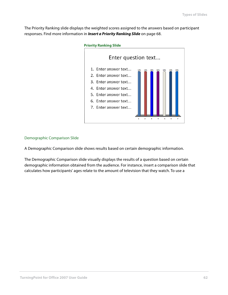 Turning Technologies TurningPoint User Manual | Page 62 / 282