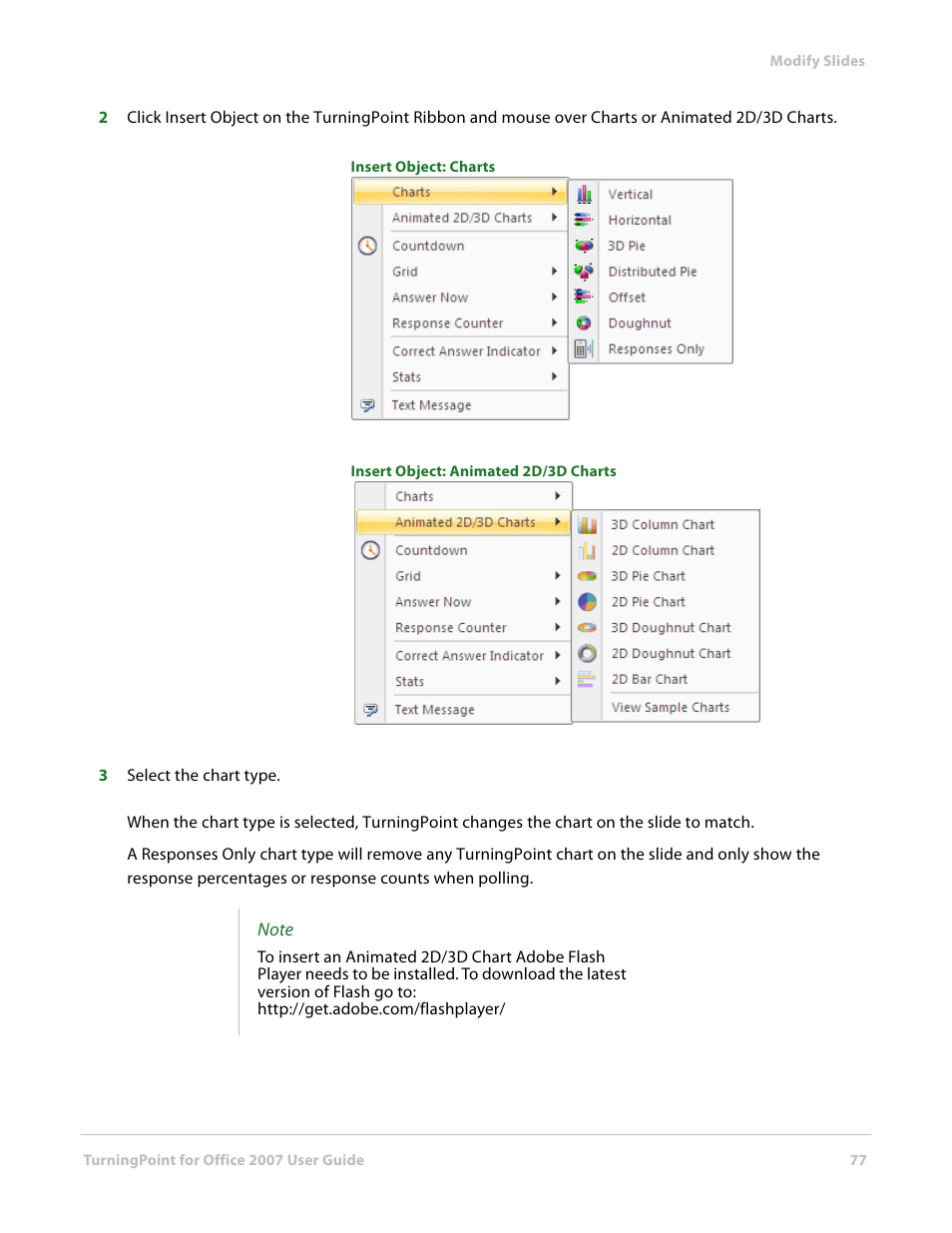Turning Technologies TurningPoint User Manual | Page 77 / 282