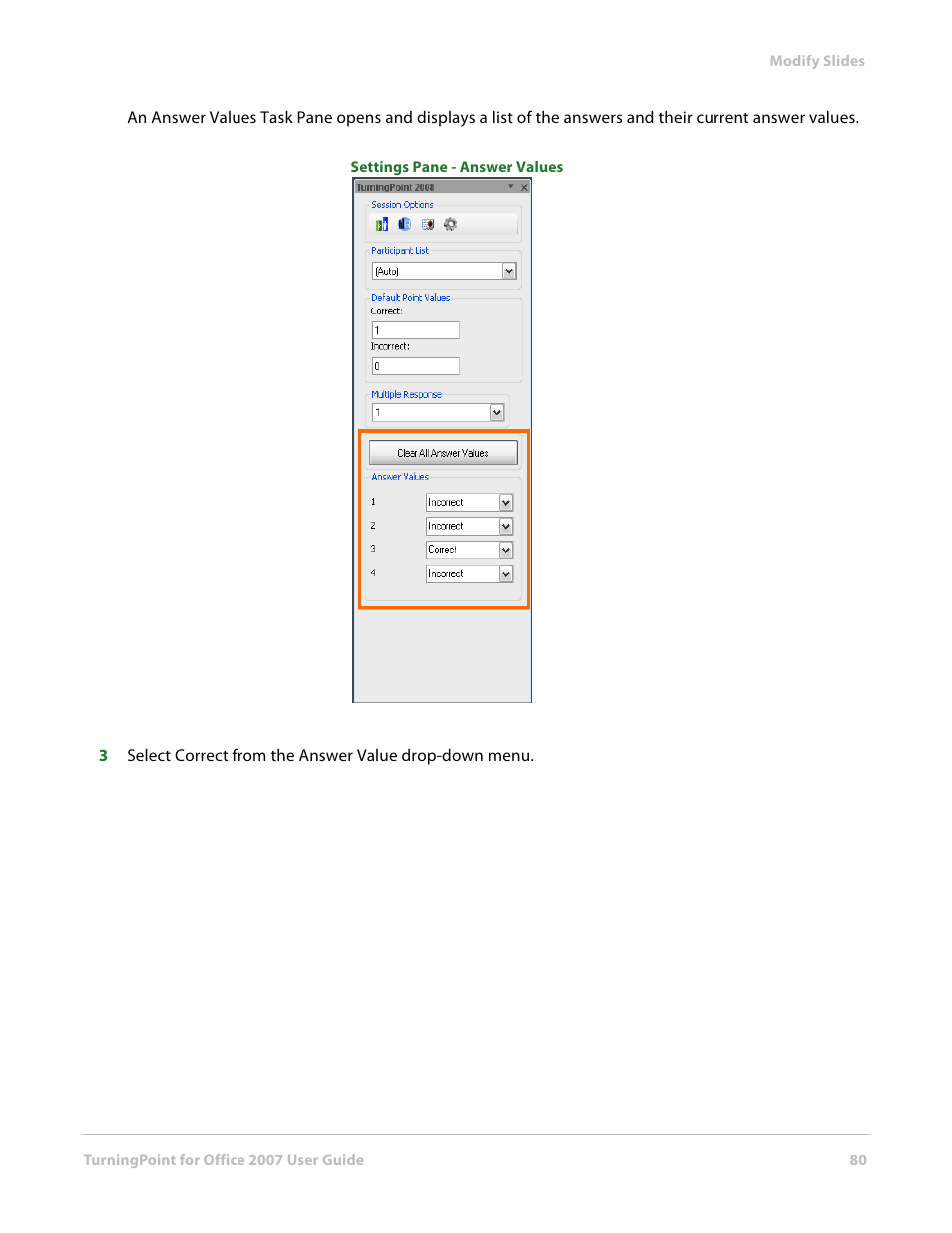 Turning Technologies TurningPoint User Manual | Page 80 / 282