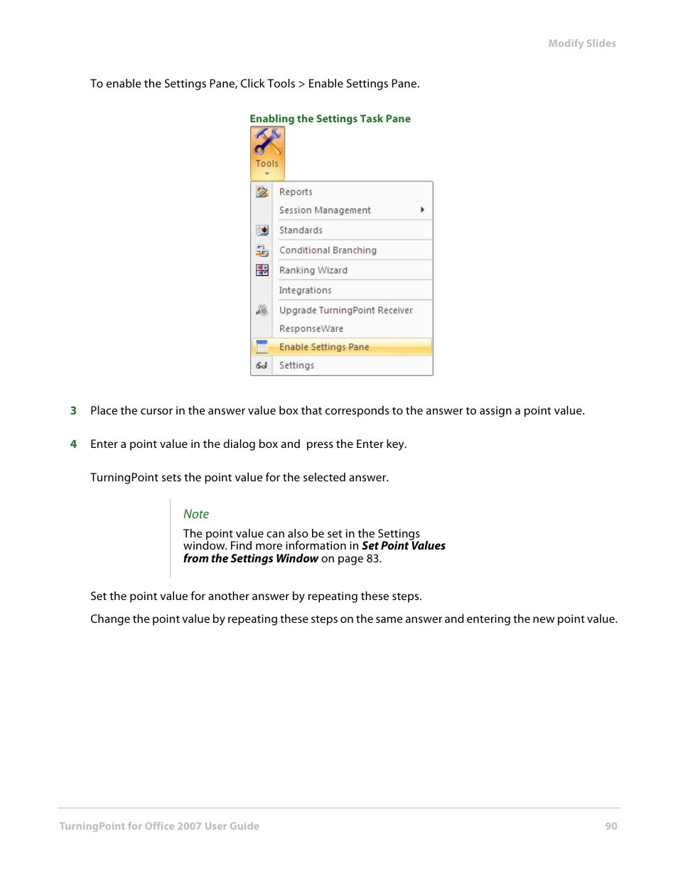 Turning Technologies TurningPoint User Manual | Page 90 / 282