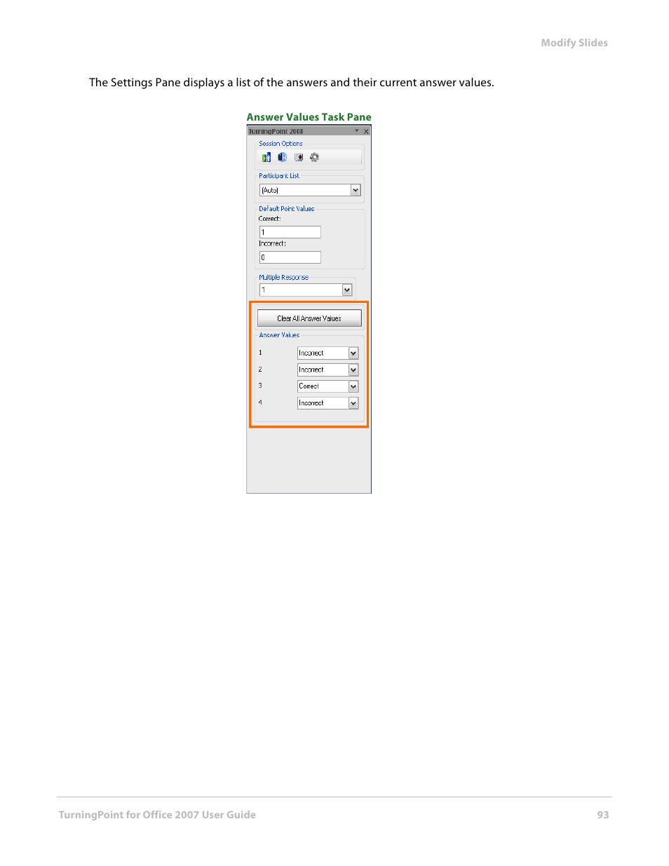 Turning Technologies TurningPoint User Manual | Page 93 / 282