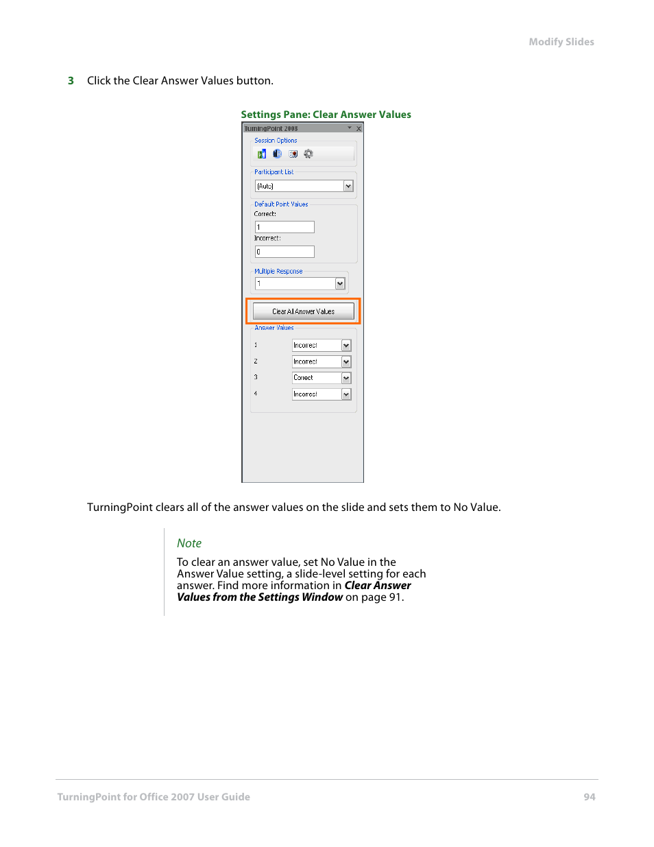 Turning Technologies TurningPoint User Manual | Page 94 / 282