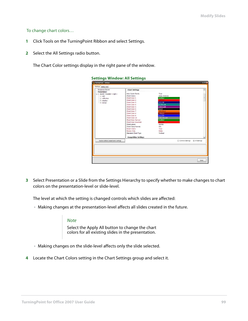 Turning Technologies TurningPoint User Manual | Page 99 / 282