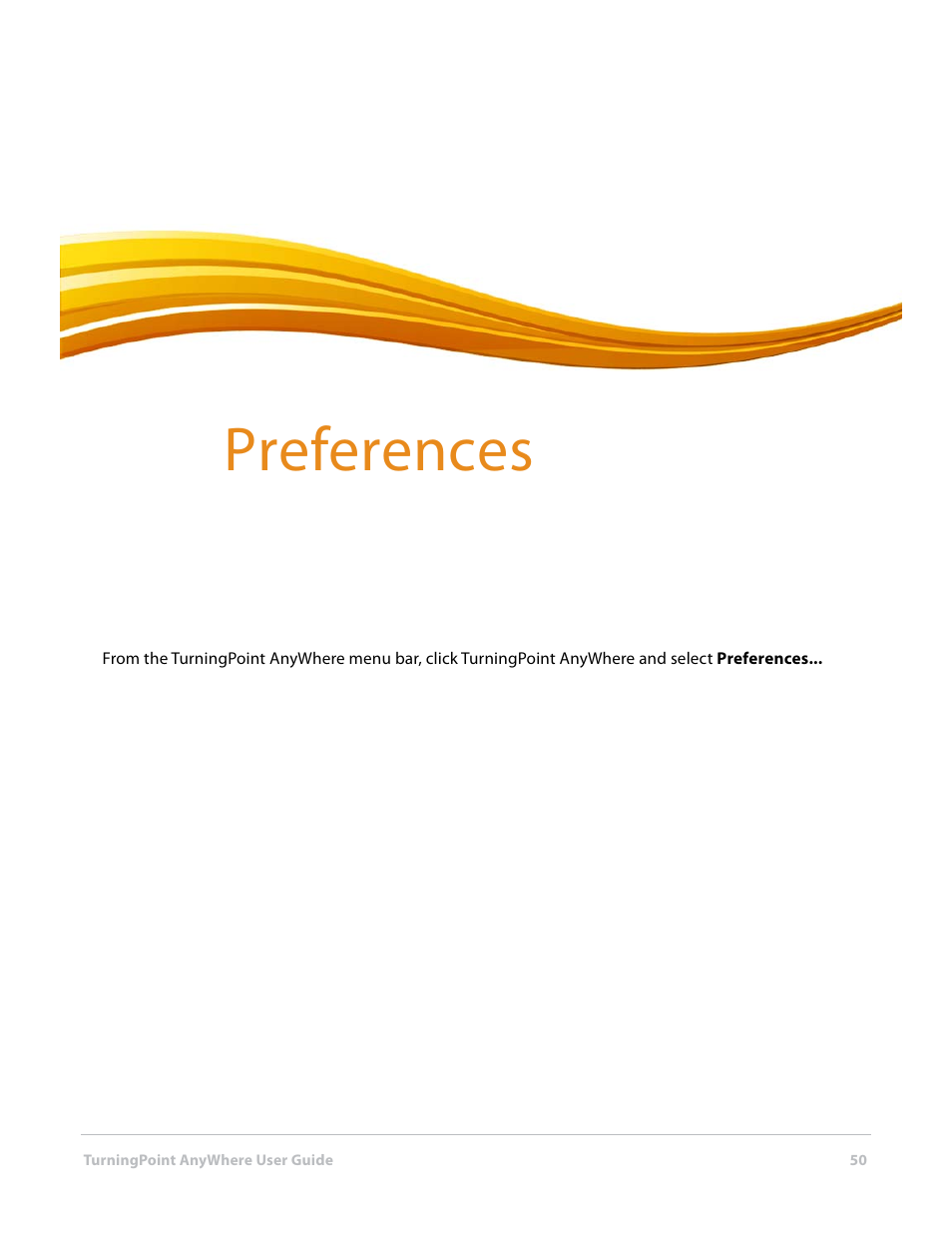 7 preferences | Turning Technologies TurningPoint AnyWhere User Manual | Page 50 / 70