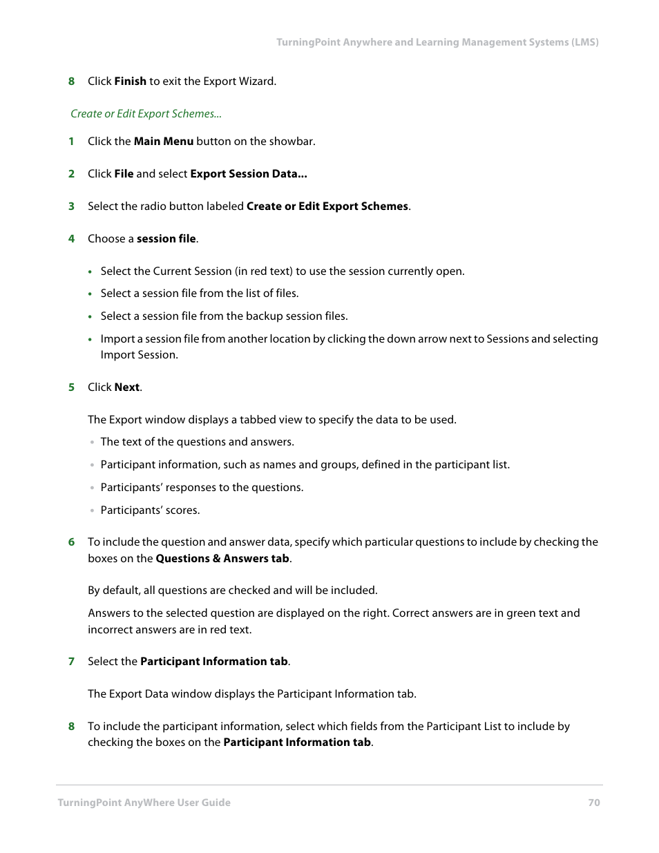 Turning Technologies TurningPoint AnyWhere User Manual | Page 71 / 76
