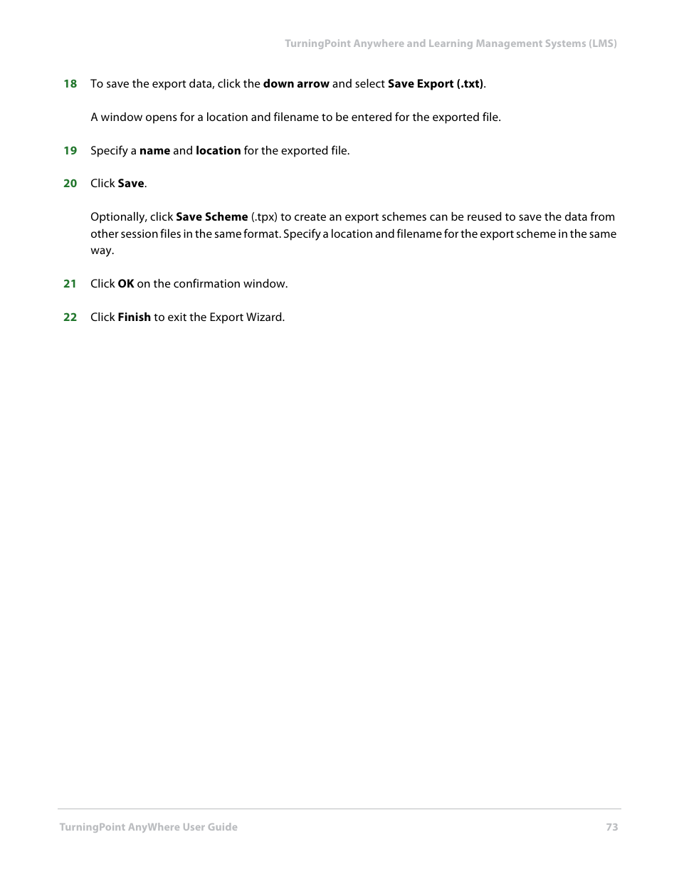 Turning Technologies TurningPoint AnyWhere User Manual | Page 74 / 76
