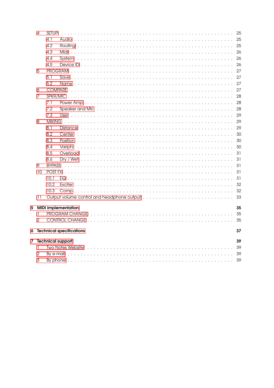 Two Notes VM-202 User Manual | Page 6 / 39